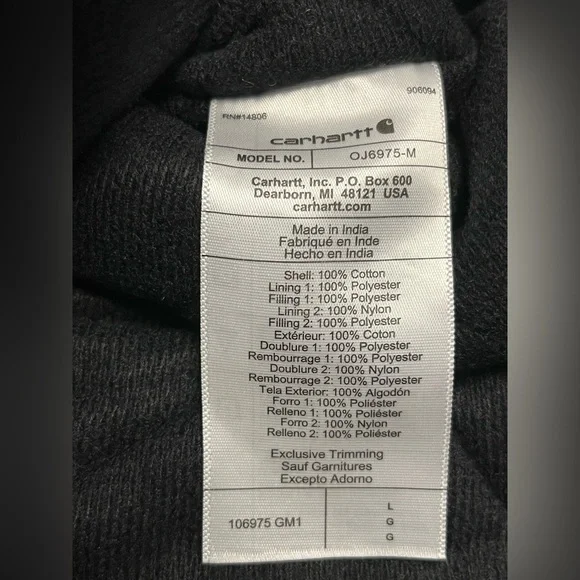 Carhartt Montana Loose Fit Duck Active Jacket—Greenstone Large - Picture 10 of 10